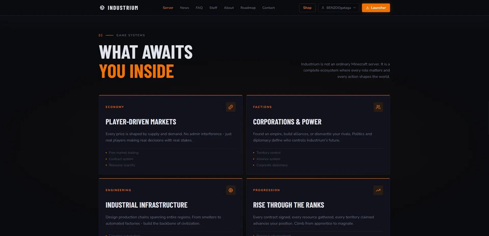 Industrium's Website — image 3