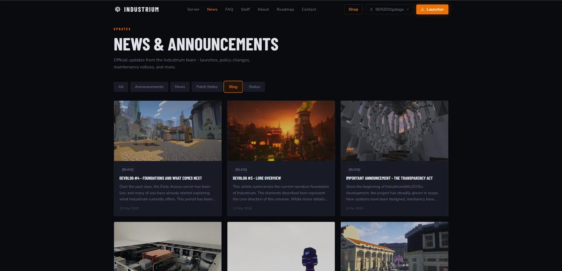 Industrium's Website — image 6