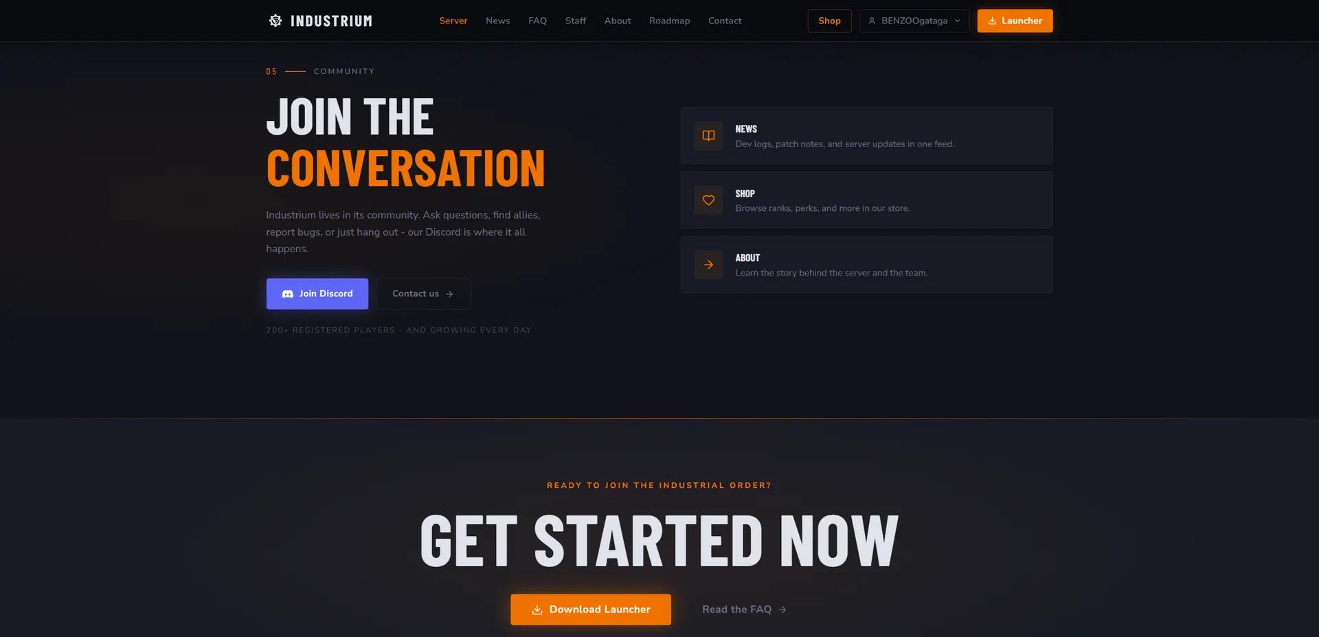 Industrium's Website — image 5